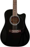 Takamine EF381SC 12 String Electro Acoustic Black Gloss (Ex-Demo) #58080174