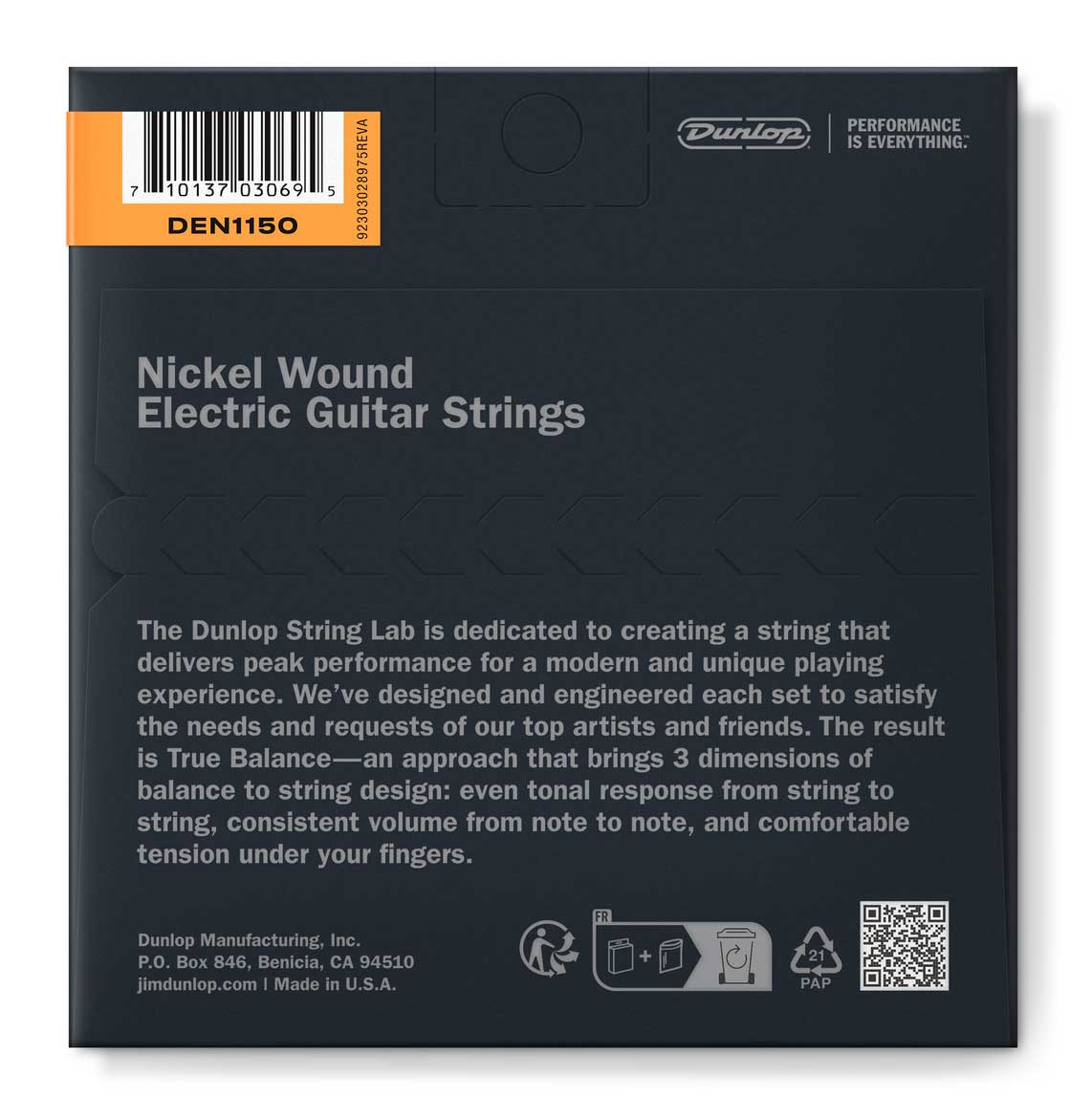 Dunlop DEN1150 11-50 Nickel Heavy Electric Strings