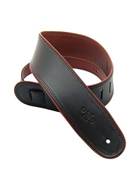 DSL GEP25-15-2 2.5 Inch Garment Leather Rolled Edge Black/Brown