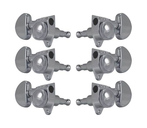 Grover 502C Locking Tuners Chrome 3 a Side