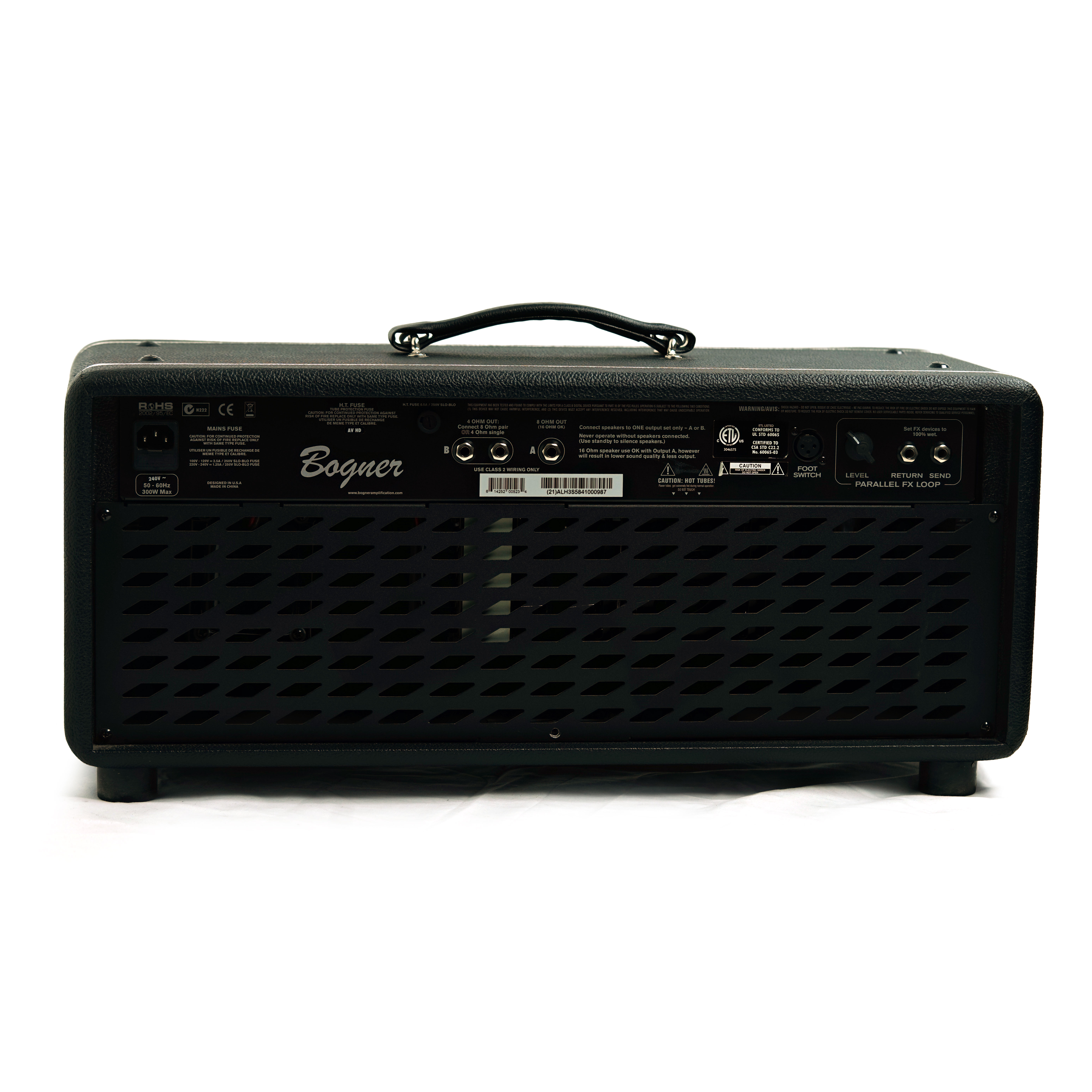 Bogner Alchemist Head 40 Watts Valve Amp Head (Ex-Demo) #(21)ALH3S58410000987