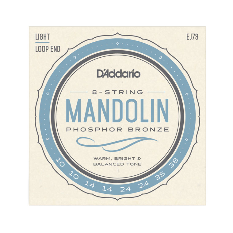D'Addario EJ73 Mandolin PB Light 10-38