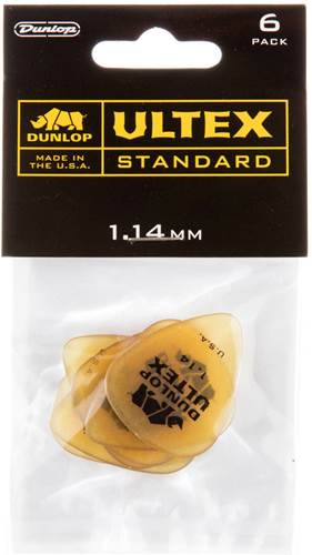 Dunlop 421P114 Ultex Standard Pick Pack 1.14MM Dunlop 421P114 Ultex Standard Pick Pack 1.14MM