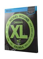 D'Addario EXL165-5 5 String/Long .045-.135