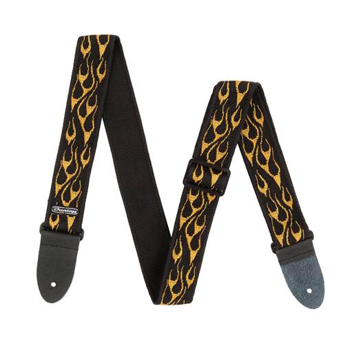 Dunlop D38-11OY Strap Classic Flambe Orange/Yellow Dunlop D38-11OY Strap Classic Flambe Orange/Yellow