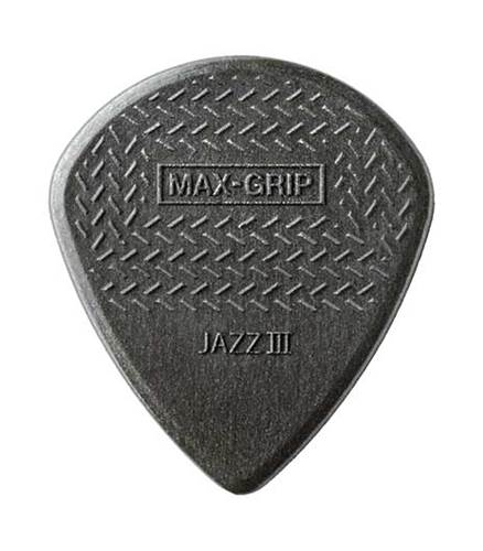 Dunlop 471P3C Nylon Max Grip Jazz III Carbon Fibre 6 Play Pack
