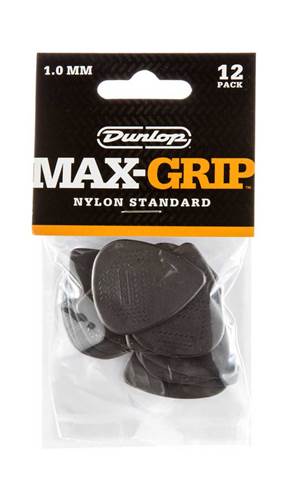 Dunlop 449P1.0 Nylon Max Grip Standard 12/Play Pack