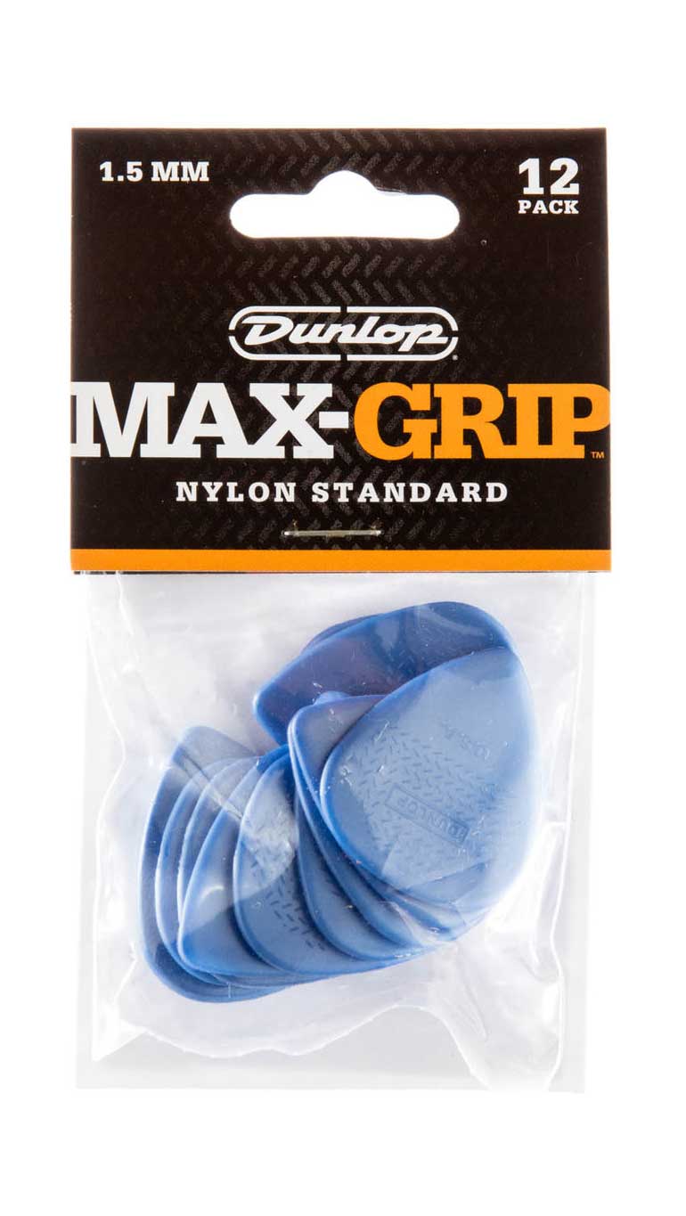 Dunlop 449P1.5 Nylon Max Grip Standard 12/Play Pack