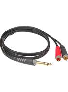 Klotz 10ft/3m TRS - Dual RCA Stereo Cable