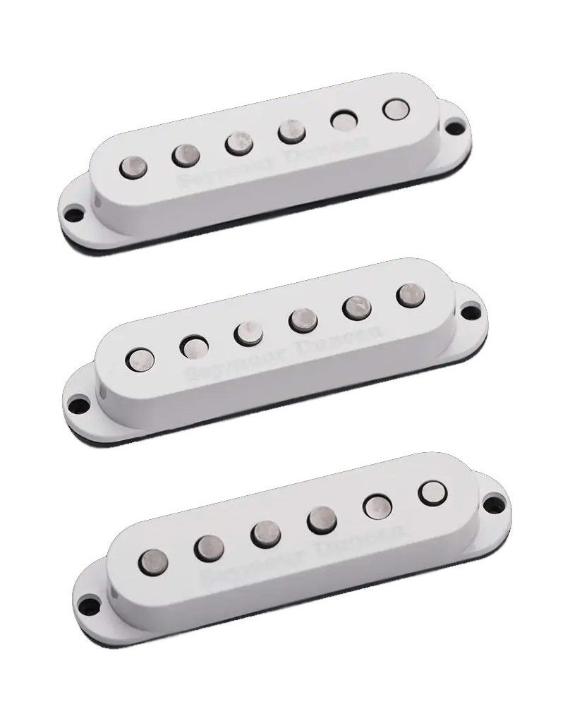 Seymour Duncan SSL-5 Custom Staggered Stratocaster Set White | Guitarguitar