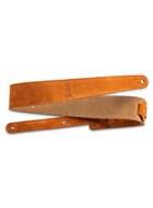 Taylor 2.5 Inch Embroidered Suede Guitar Strap Honey