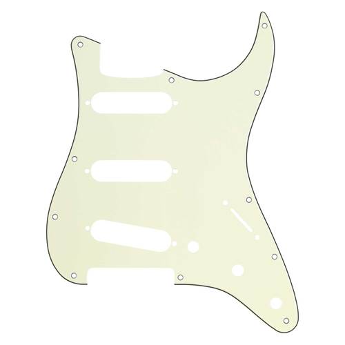 Fender Standard Stratocaster Pickguard 11 Hole Modern Style 3 Ply Mint Green Fender Standard Stratocaster Pickguard 11 Hole Modern Style 3 Ply Mint Green