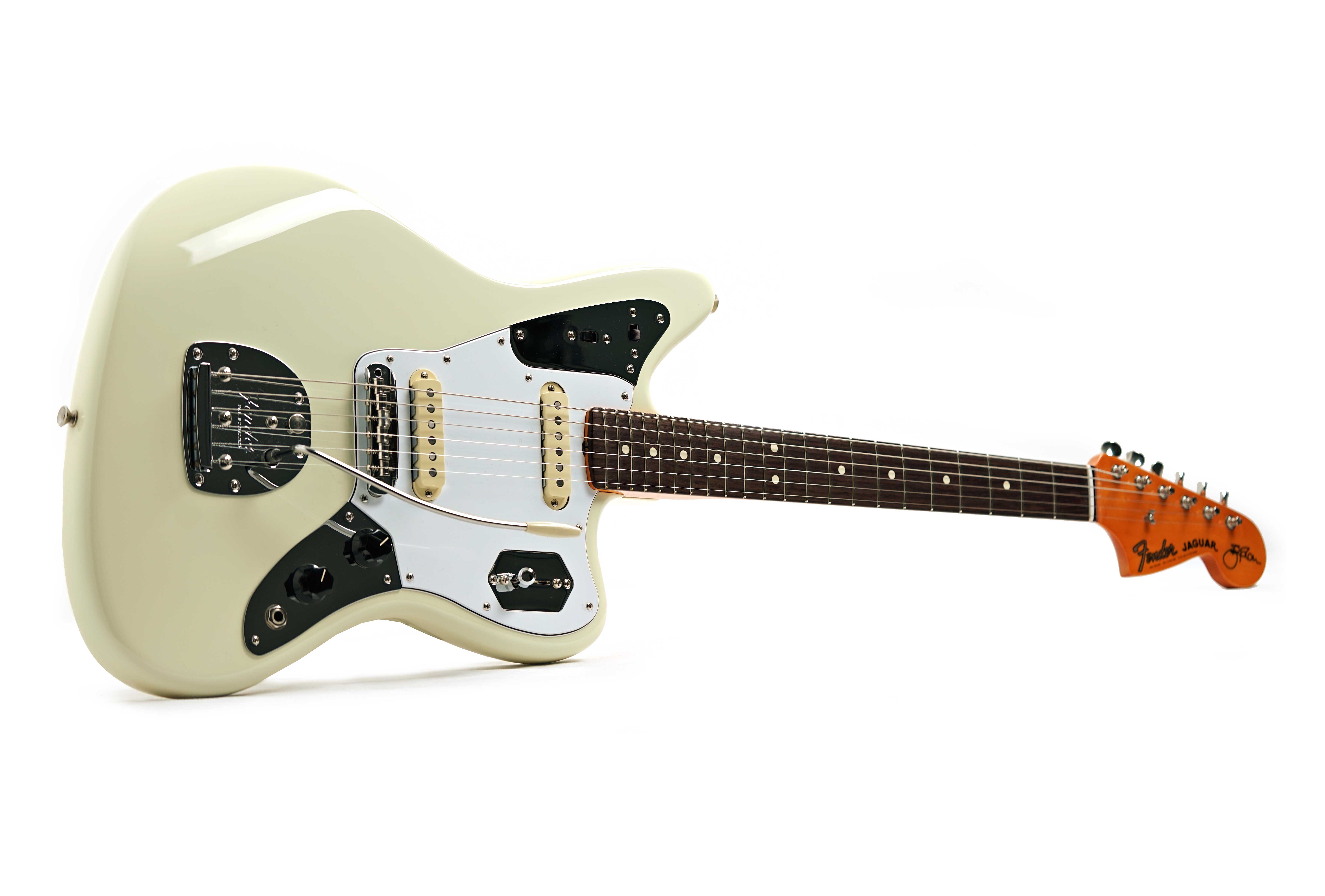 Fender Johnny Marr Jaguar Rosewood Fingerboard Olympic White (Nearly New) #V2558791