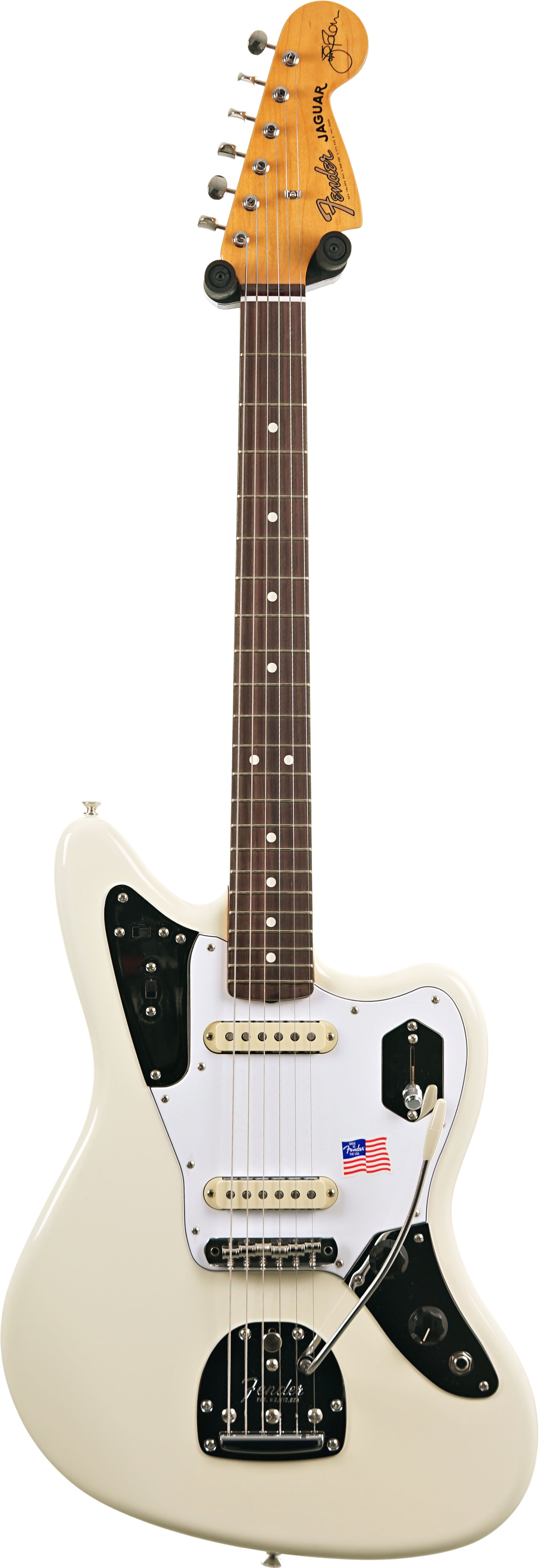 Fender Johnny Marr Jaguar Rosewood Fingerboard Olympic White #V2444882A