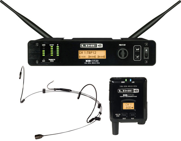 Line 6 XD-V75HS 14 Channel Digital Wireless Headset Microphone 