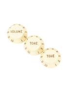 Fender Stratocaster Knob Set Aged White