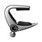 G7TH Newport Partial Capo 3 String Silver Front View