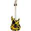 EVH Striped Series Black with Yellow Stripes (Ex-Demo) #EVH2100957 Front View