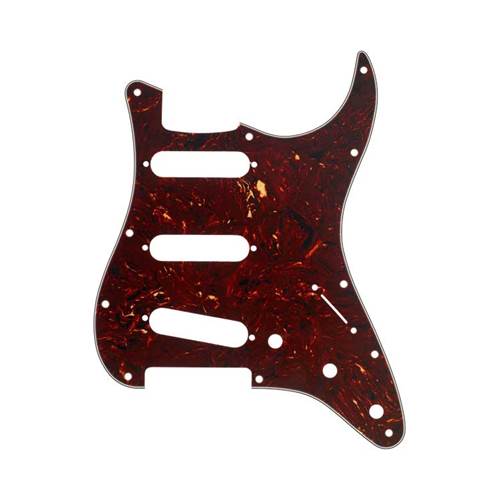 Fender Pickguard For Standard Stratocaster 4-Ply Tortoiseshell Fender Pickguard For Standard Stratocaster 4-Ply Tortoiseshell