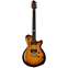 Godin LGXT Cognac Burst Flame AA with Bag Front View