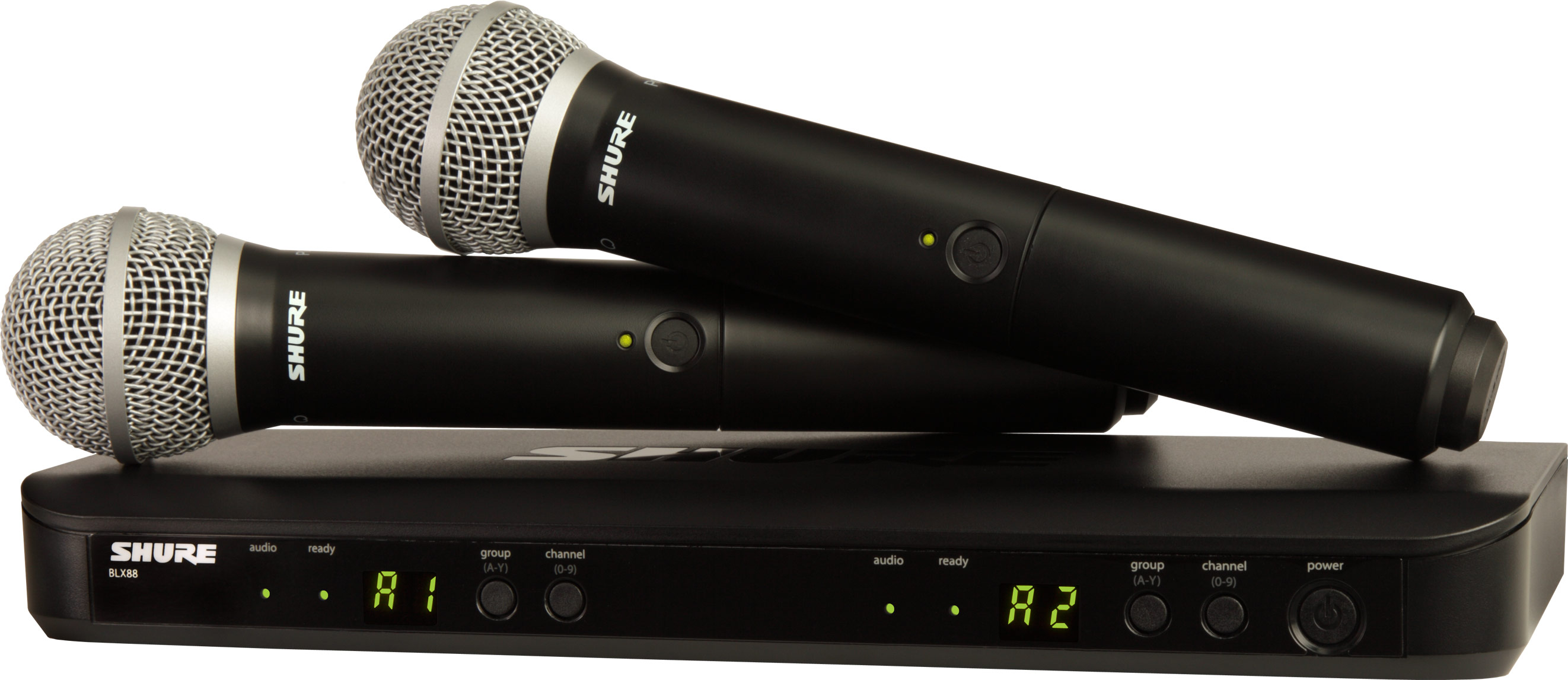 Shure BLX288UK PG58 Dual Vocal System guitarguitar