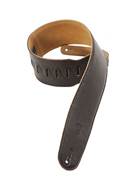 Levy's M4GF-DBR Guitar Strap Dark Brown