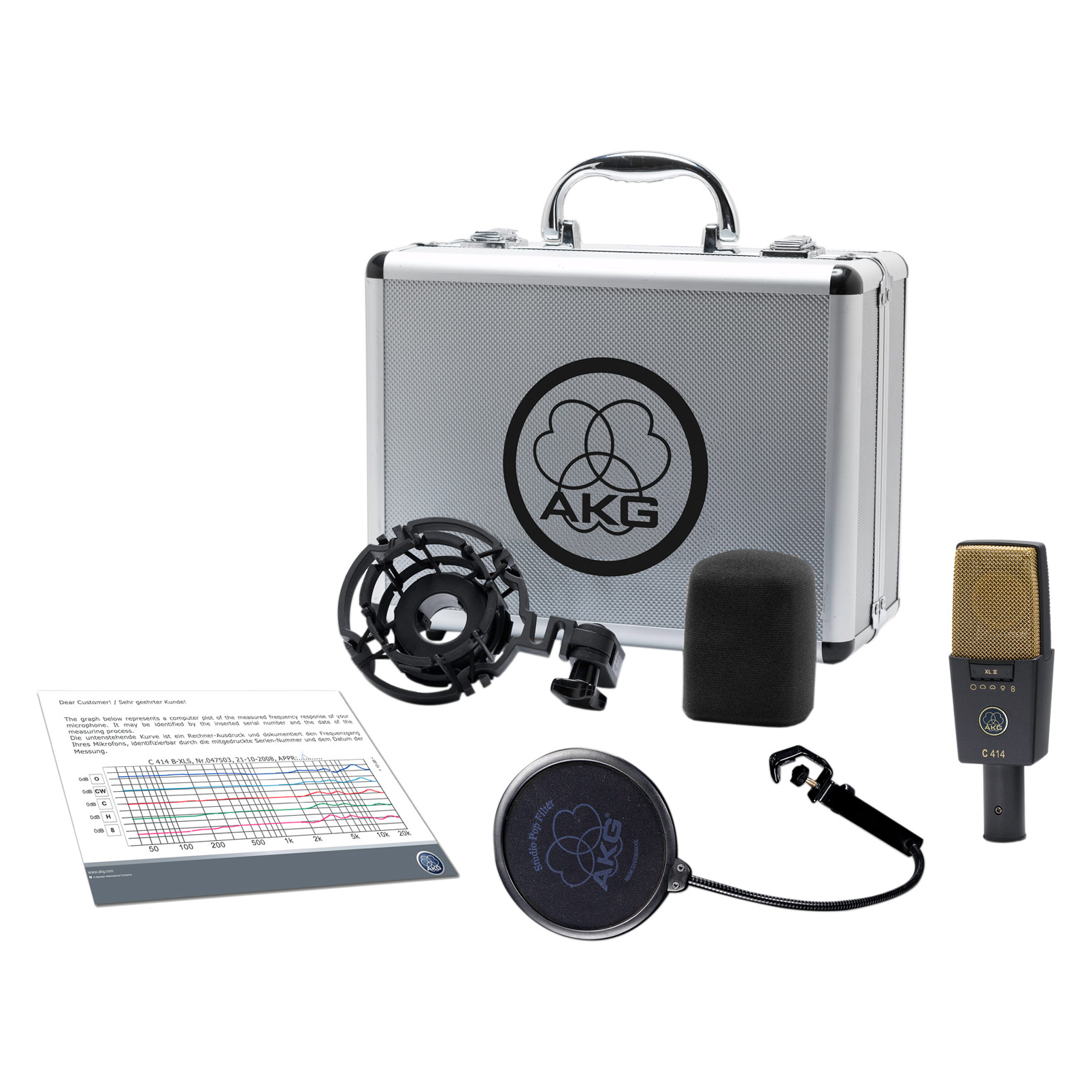 AKG C414-XLII Reference Multipattern Condenser Microphone