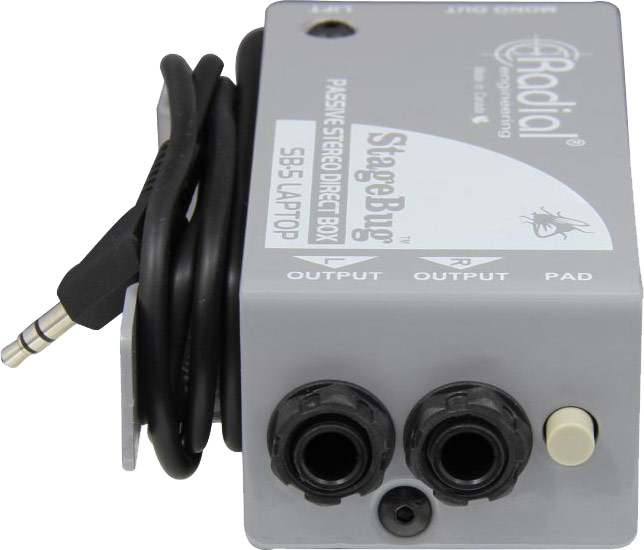 Radial SB-5 Laptop Stagebug DI