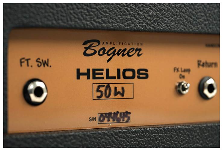 Bogner Helios 50 Watt Valve Amp Head Bogner Helios 50 Watt Valve Amp Head