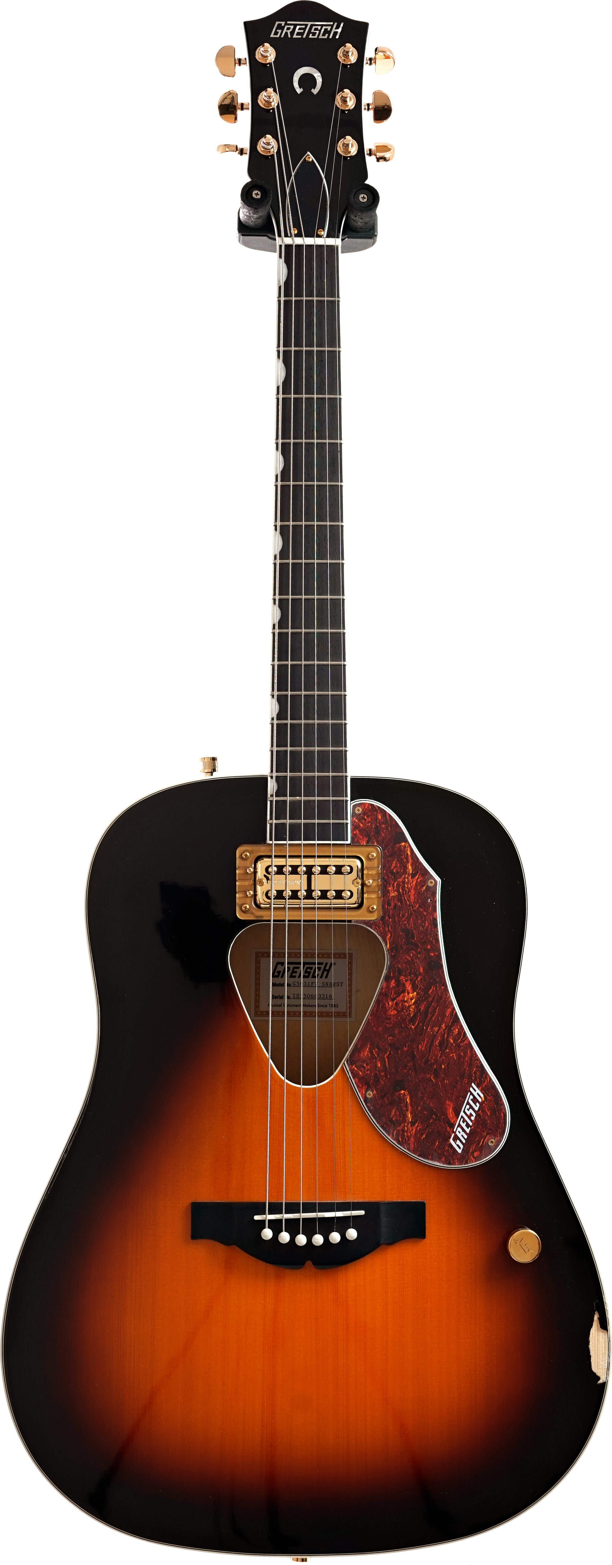 Gretsch G5031FTRancher Dreadnought with Fideli'Tron Pickup Sunburst (Ex-Demo) #IS250603316