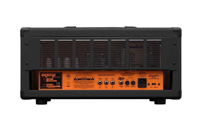 Orange AD30HTC Valve Amp Head Black Orange AD30HTC Valve Amp Head Black
