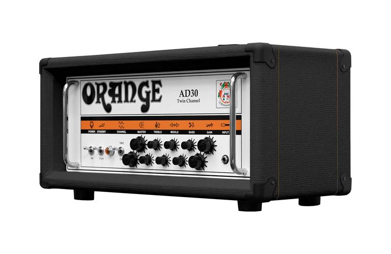 Orange AD30HTC Valve Amp Head Black Orange AD30HTC Valve Amp Head Black