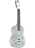 Recording King RU-998 Metal Body Resonator Ukulele Nickel