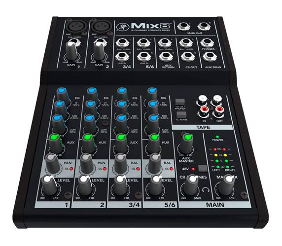 Mackie Mix8 Mixer Mackie Mix8 Mixer