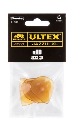 Dunlop 427PXL Ultex Jazz III XL 6/Play Pack Picks