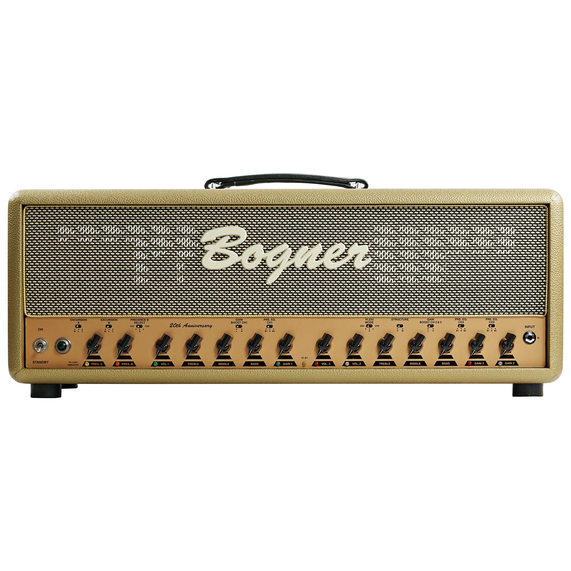 Bogner Ecstasy Valve Amp Head Gold 6V6 20th Anniversary (Ex-Demo) #114547