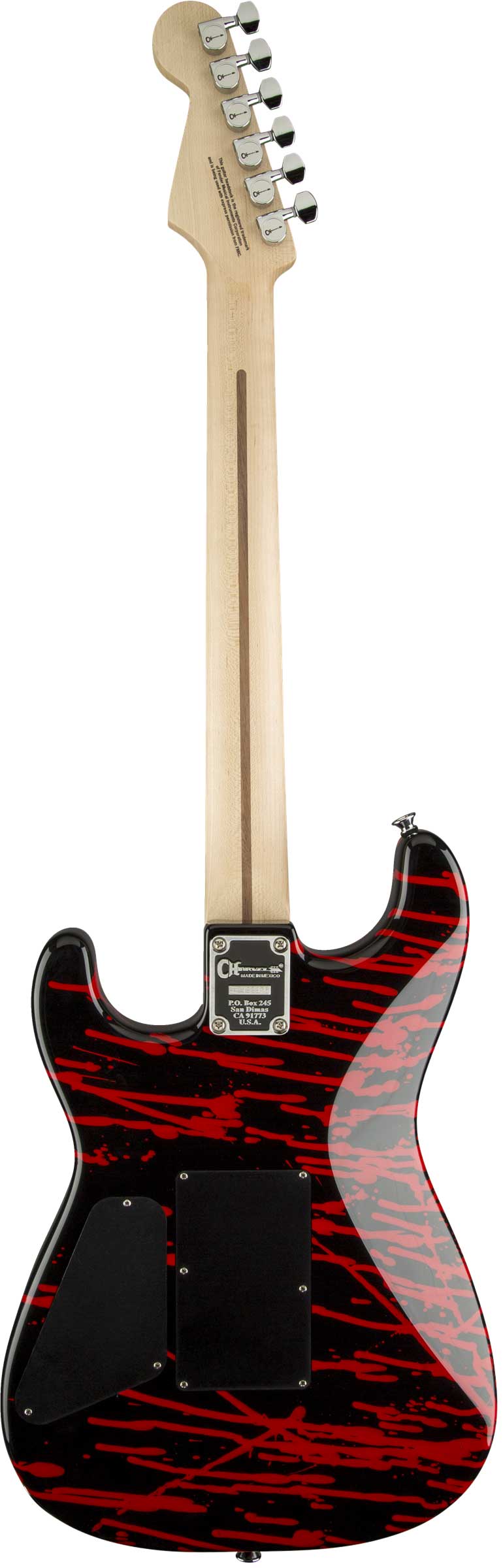 Charvel Warren DeMartini Signature Pro-Mod Blood and Skull Maple Fingerboard