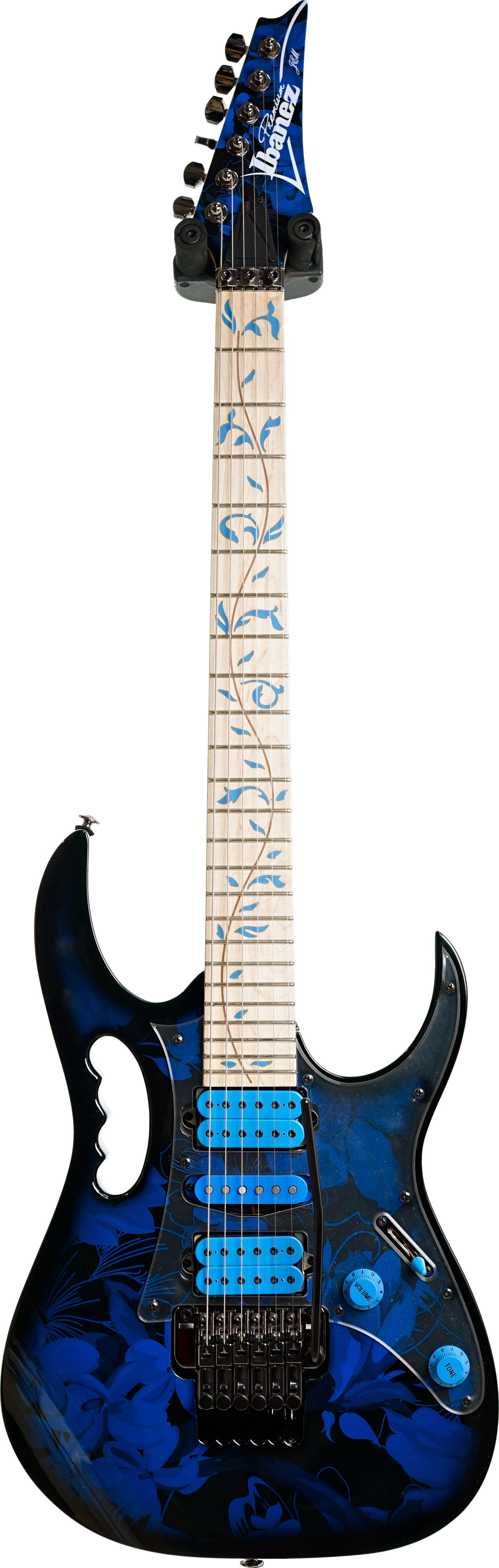 Ibanez Signature JEM77P Premium Steve Vai Blue Floral (Ex-Demo) #220320746