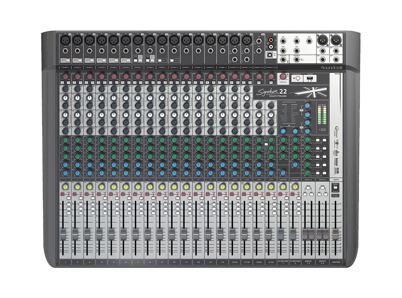 Soundcraft Signature 22 MTK 16 Mic I/P with USB (Ex-Demo) #7276