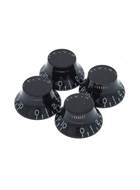 Gibson Top Hat Knobs Black 4/PKG