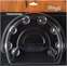 Stagg TAB-2 BK Black Cutaway Tambourine Front View