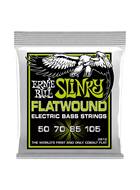 Ernie Ball Regular Slinky Flatwound Electric Bass Strings 50-105