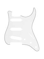 Fender Scratchplate Stratocaster SSS Parchment 11 Hole 3 Ply