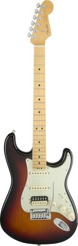 Fender American Elite Strat HSS Shawbucker Maple Fingerboard 3 Colour Sunburst