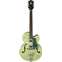 Gretsch G6118T-60 Vintage Select Edition '60 Anniversary Bigsby Two-Tone Smoke Green Front View