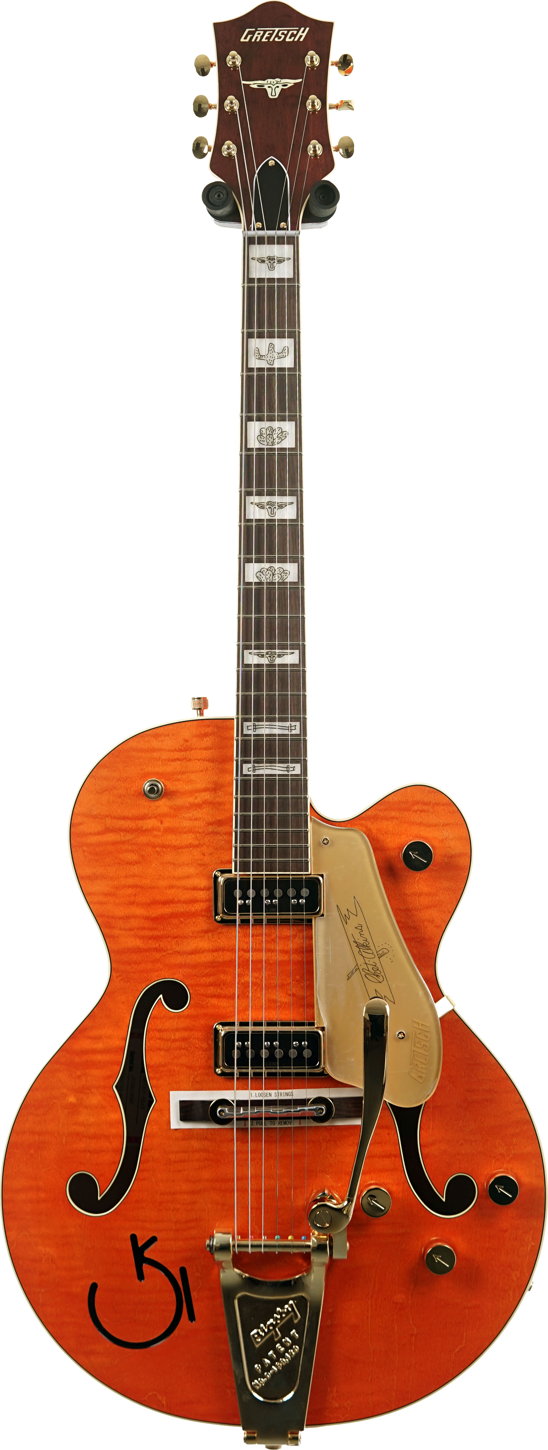 Gretsch G6120T-55 Nashville Bigsby Orange #JT25010095