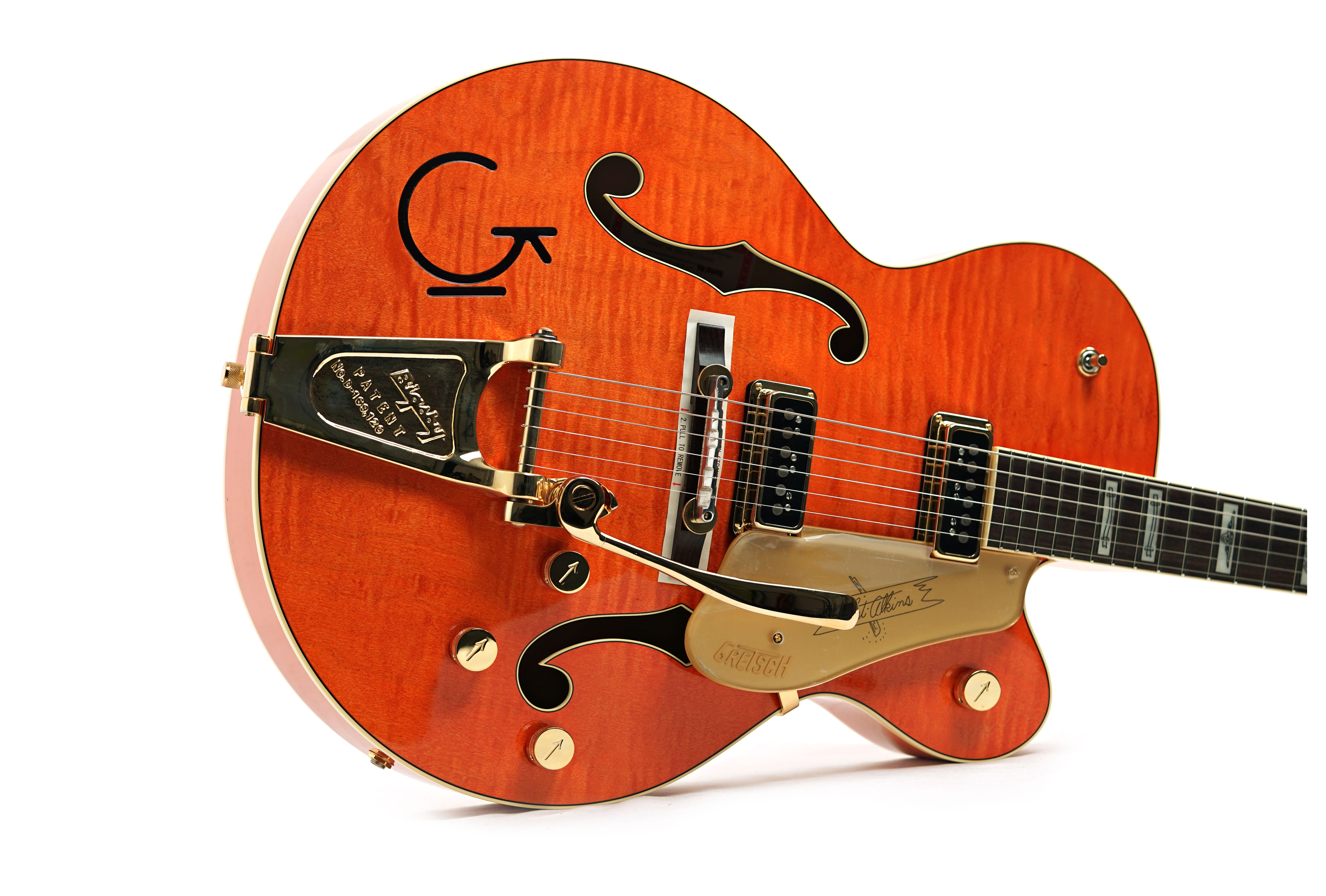 Gretsch G6120T-55 Nashville Bigsby Orange #JT25010095