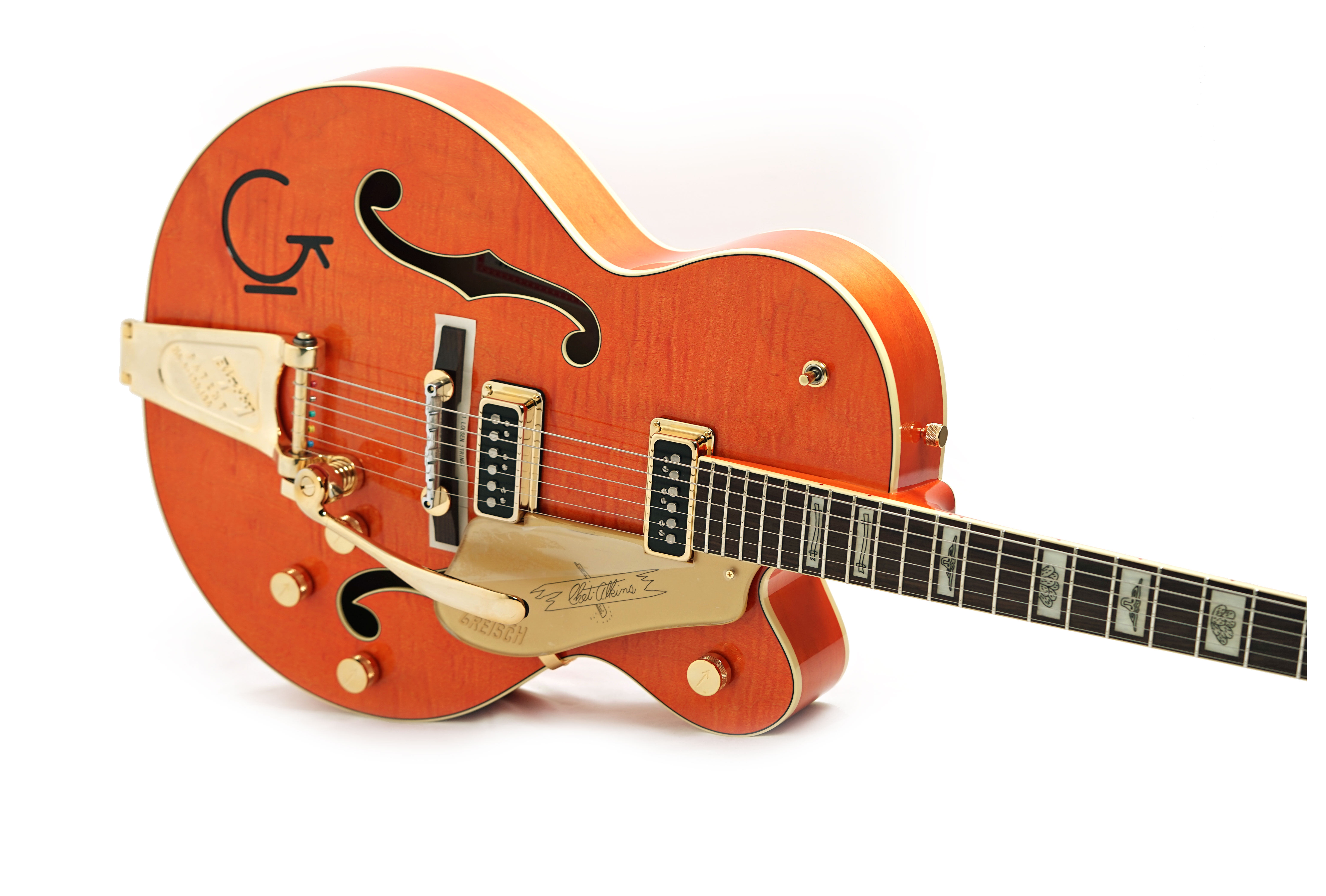 Gretsch G6120T-55 Nashville Bigsby Orange #JT25010095