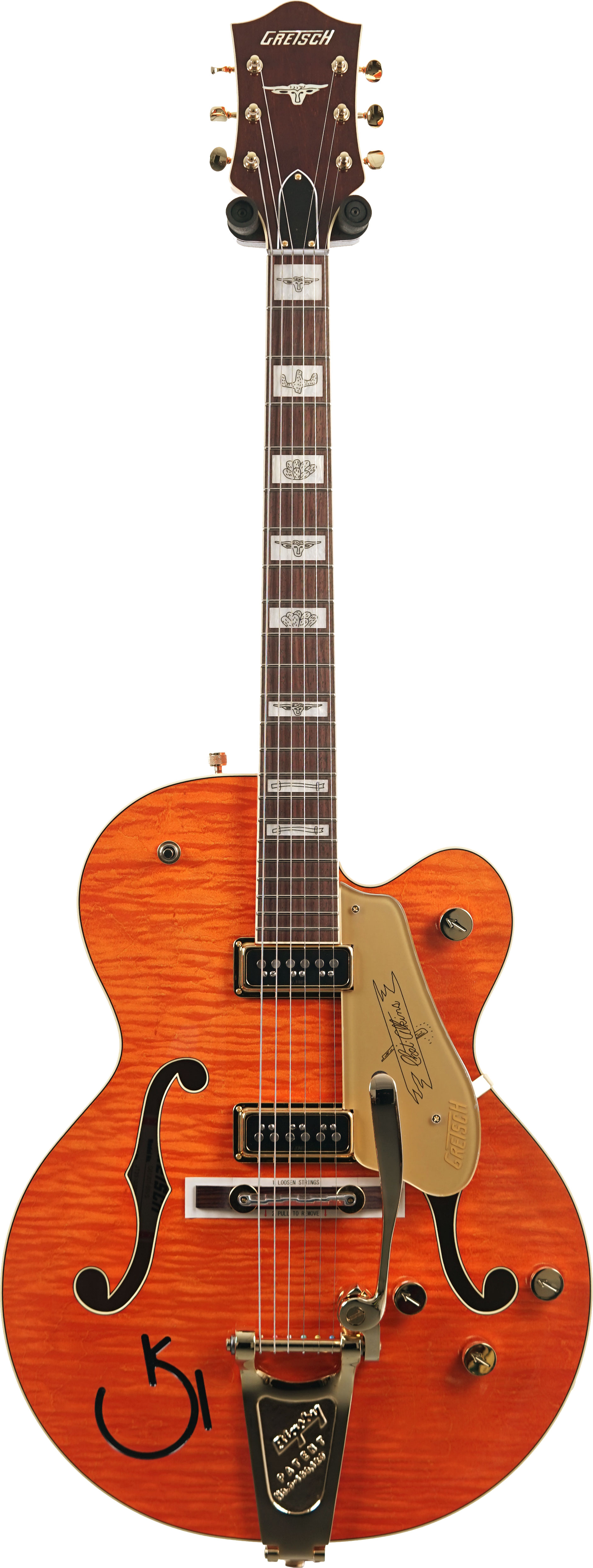 Gretsch G6120T-55GE Nashville Bigsby Orange #JT25103290