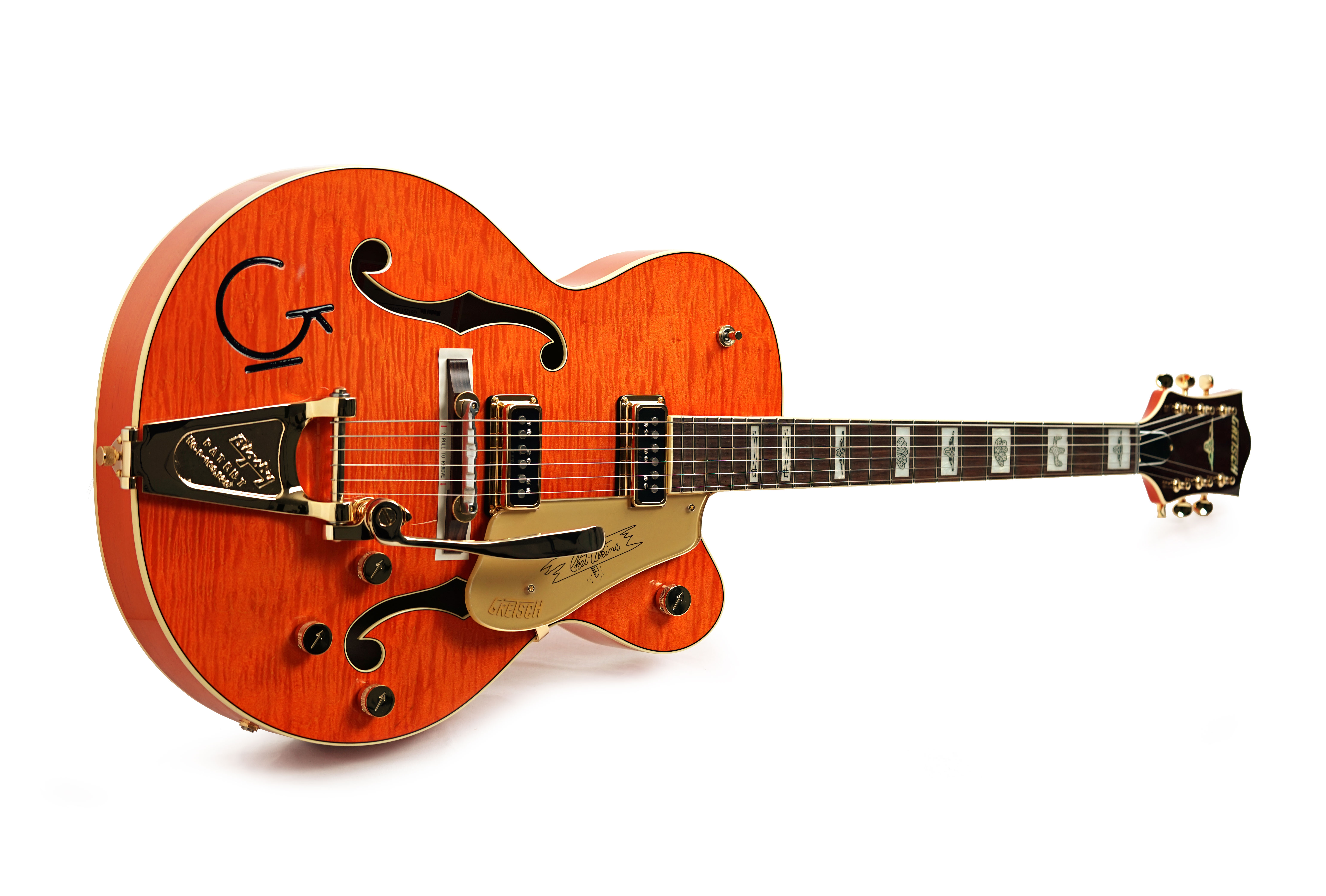 Gretsch G6120T-55GE Nashville Bigsby Orange #JT25103290